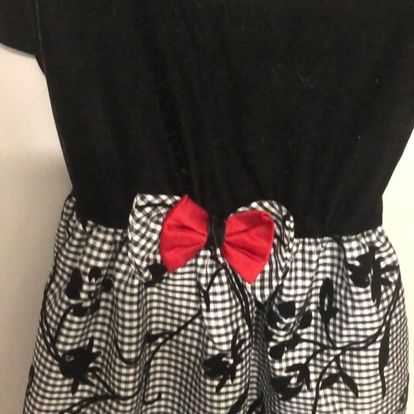 Special occasions black and white dress - Picture 4 of 4